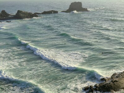 Alentejo mar waves photo