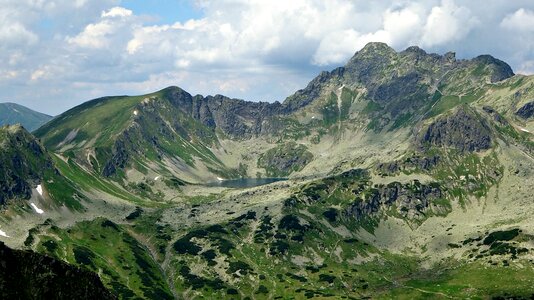 Landscape valley of five ponds tourism photo