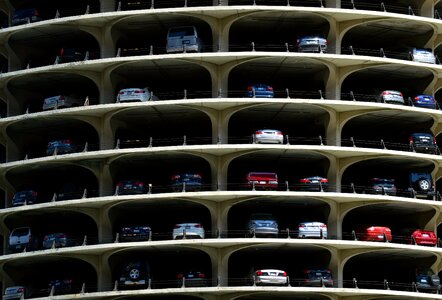 Garage cars towers
