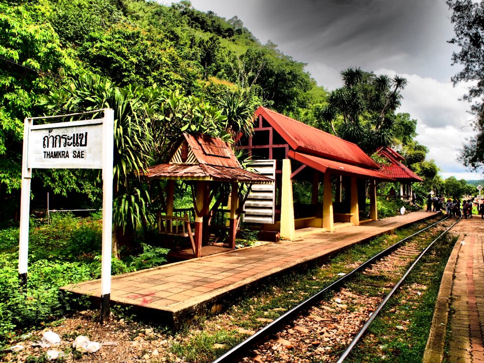 Railroad station thamkra sae