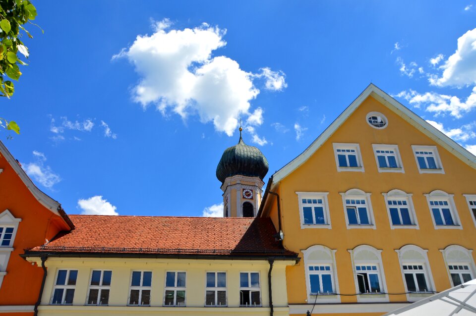 Cloud sky town home