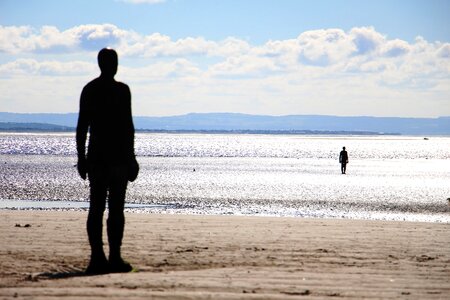 Sea crosby sand photo