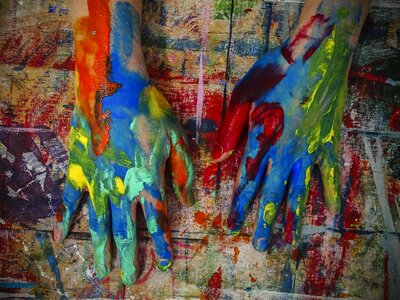 Creativity fun colors