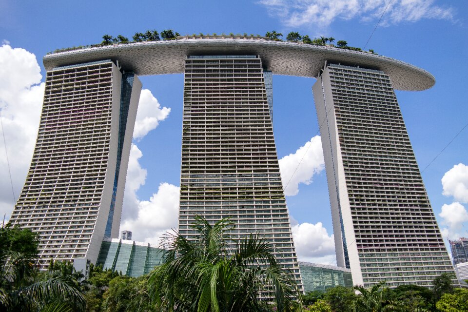 Tourism skyscrapers asia
