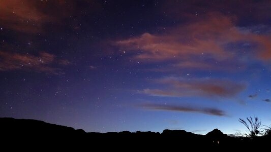 Tenerife night long exposure photo