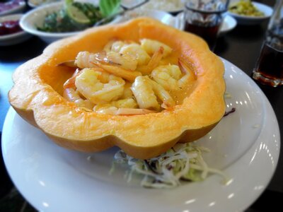 Shrimp blode shrimp pumpkin