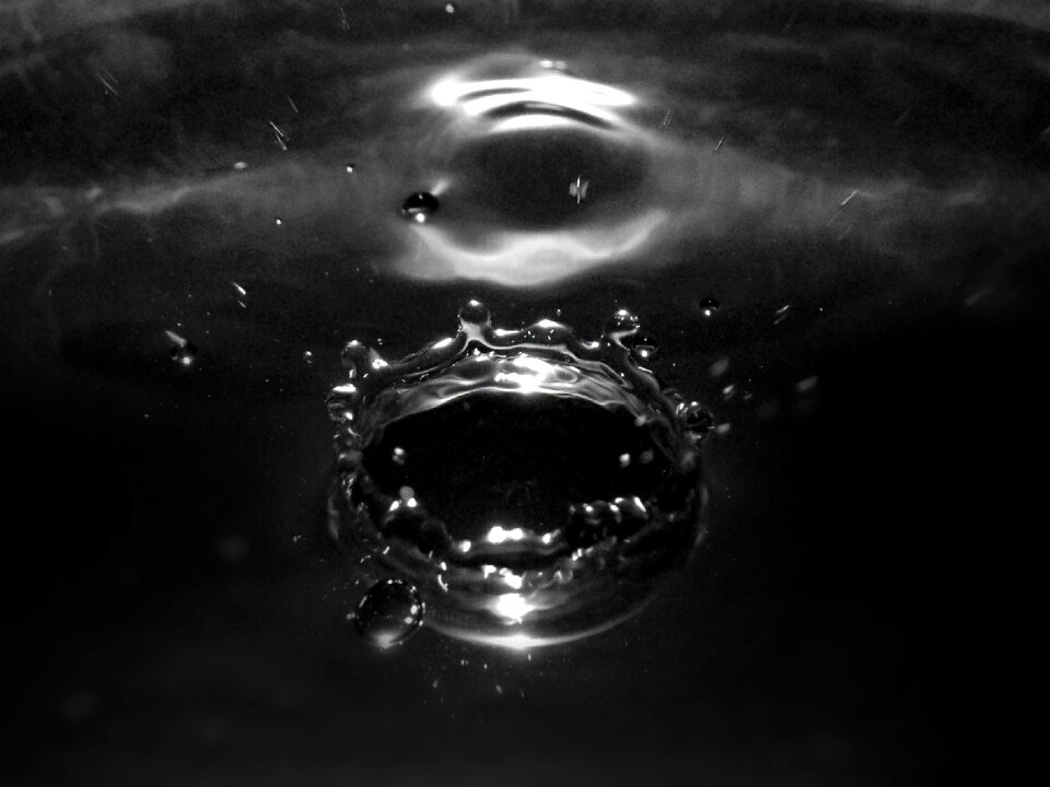 Water water-drop surface
