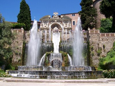 Stone fontana outdoor