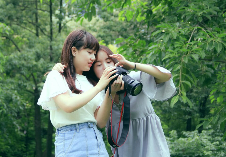 Young asian girl girls