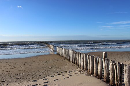 North sea beach summer photo