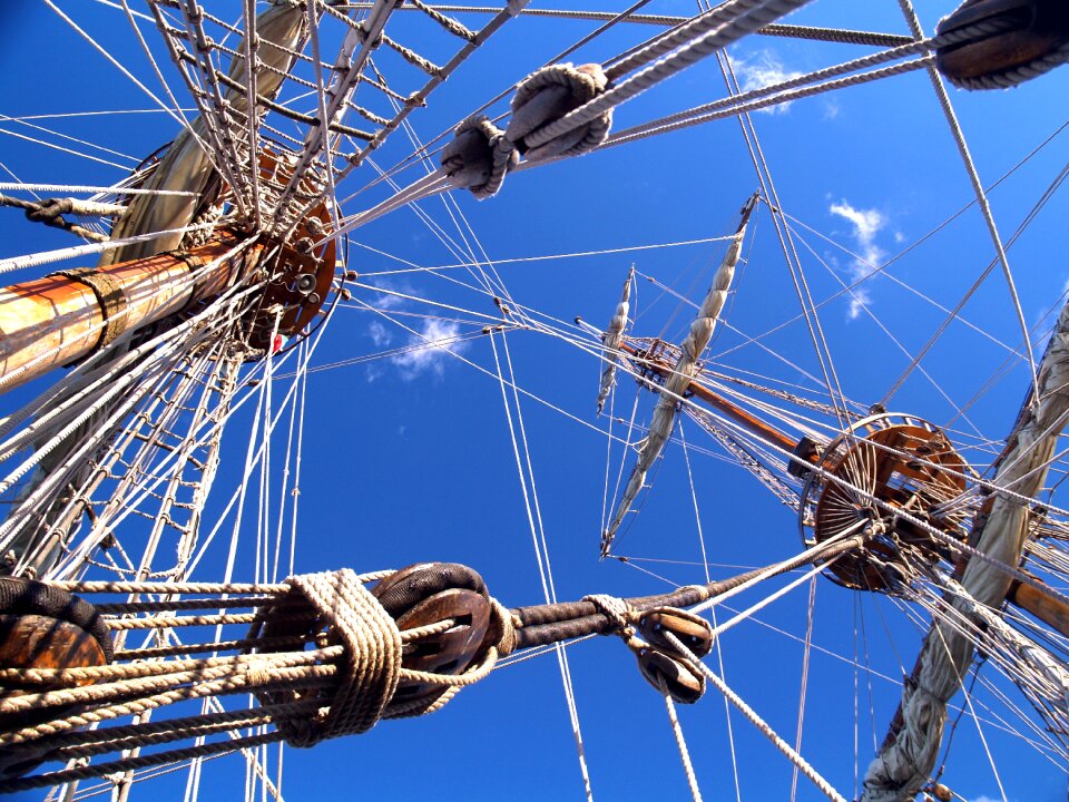 Motor sailers ship strings