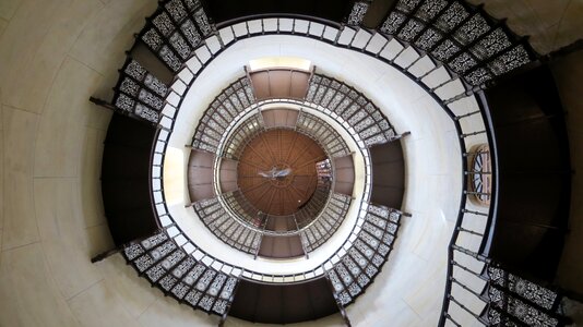 Spiral staircase rise