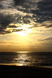 North sea beach summer photo