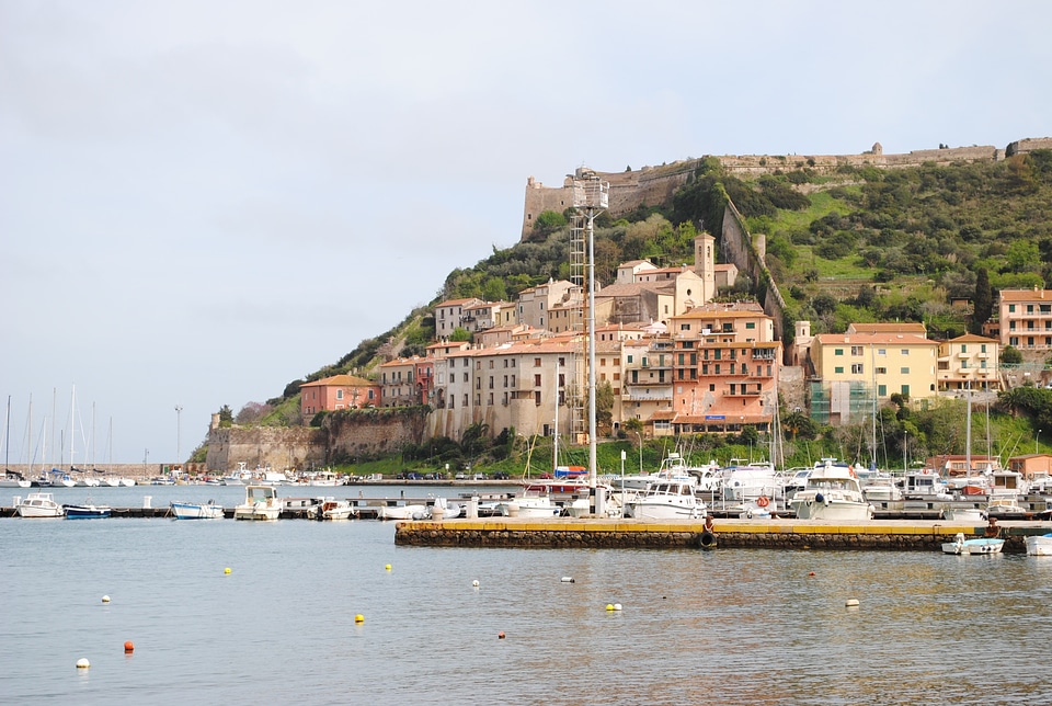 Porto ercole boats water photo