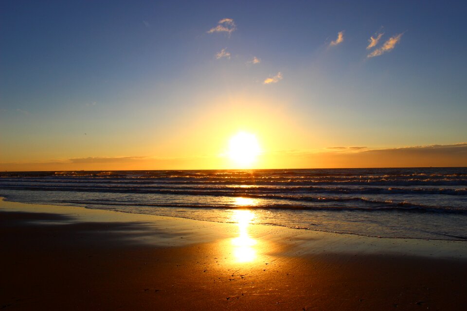 North sea beach summer