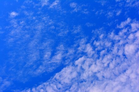Clouds blue sky nice weather photo
