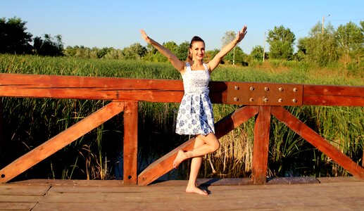Dress summer beauty