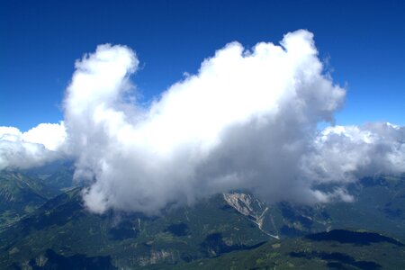 Cloud alpine mountain photo