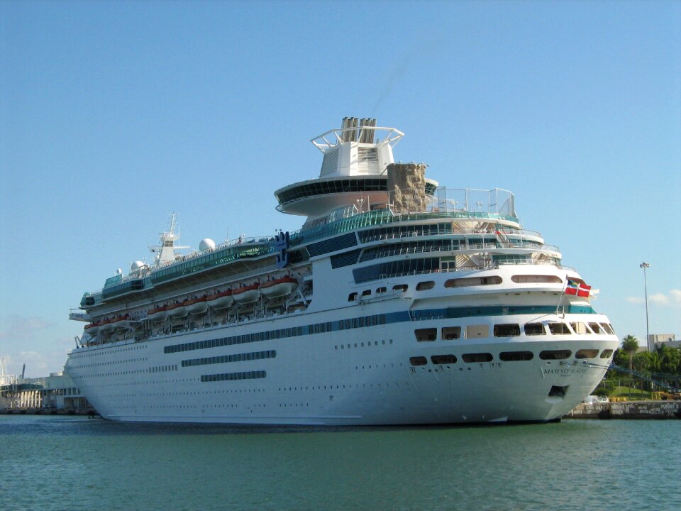 Cruise vacation ocean water