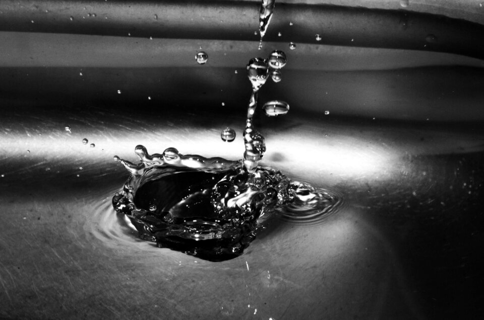 Fall drop of water drops of rain