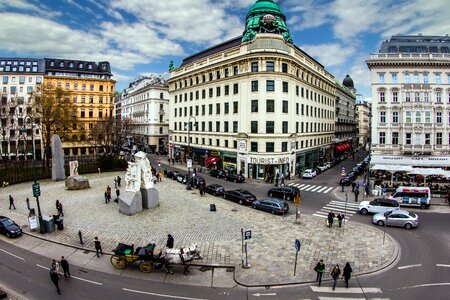 Panorama view albertina space
