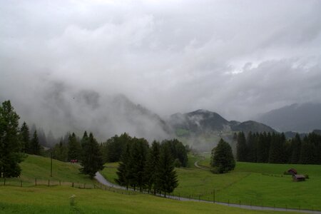 Allgäu alps panorama mountains photo