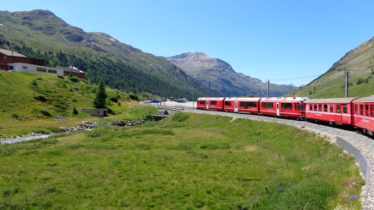 Switzerland train alps