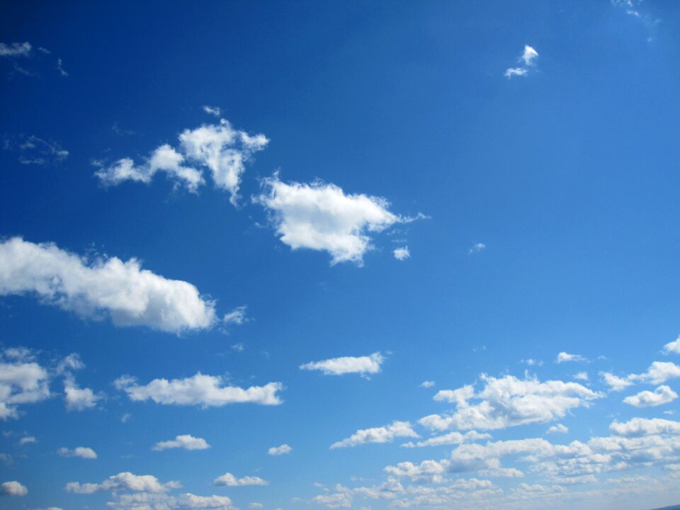 Nature blue sky beautiful landscape