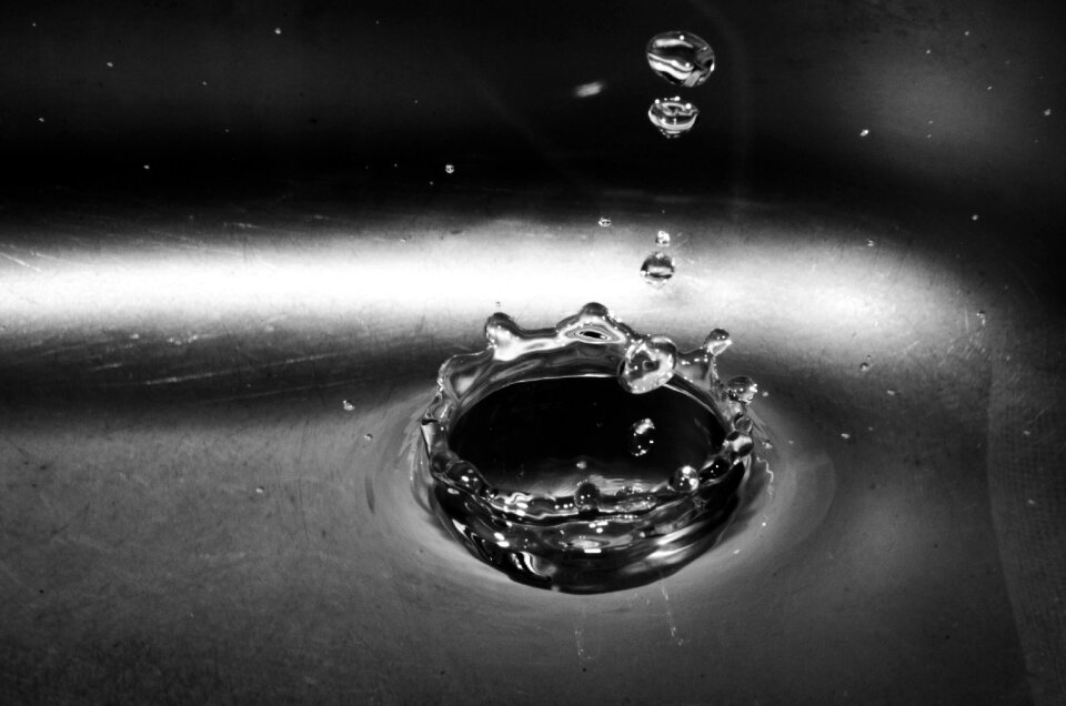 Fall drop of water drops of rain