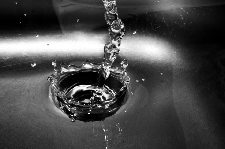 Fall drop of water drops of rain