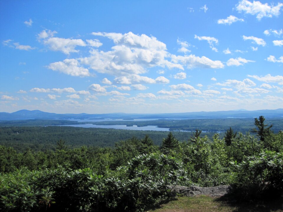 Nature blue sky beautiful landscape