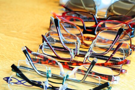 Eye glasses lenses optics photo