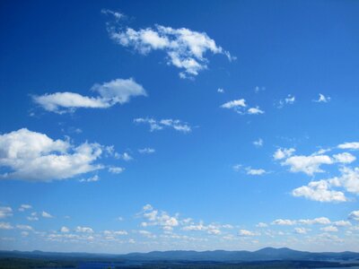 Nature blue sky beautiful landscape photo
