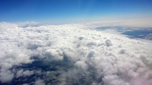 Above the clouds air plane photo