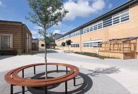 Courtyard architecture photo