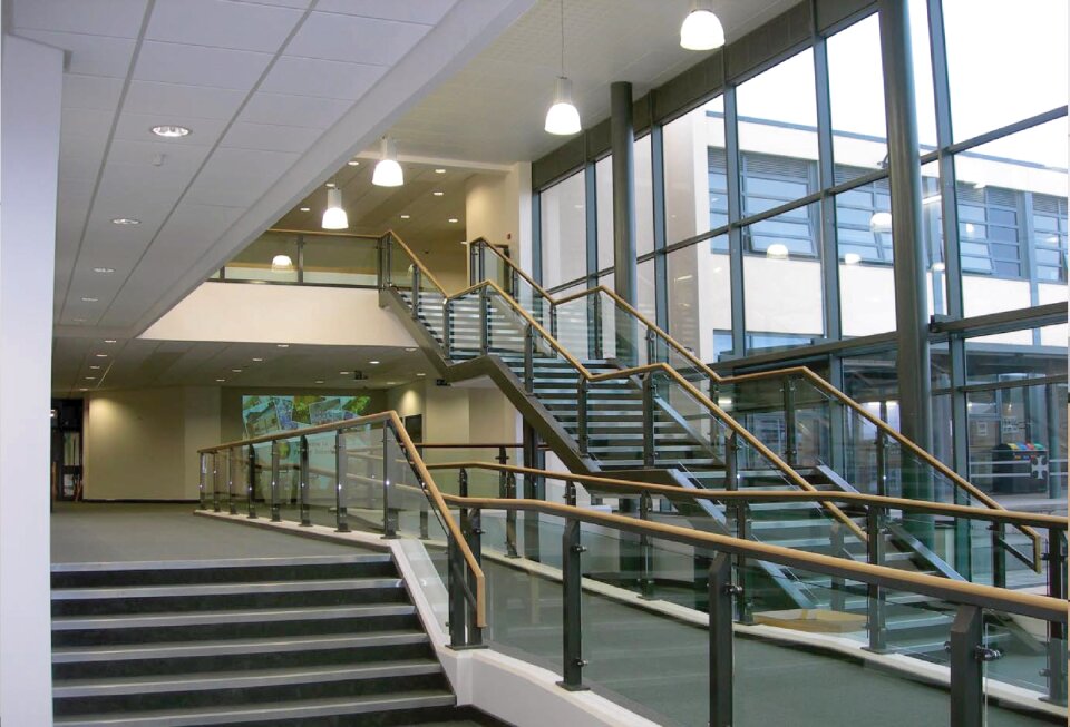 Architecture gray school