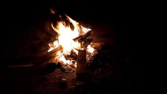 Camp fall camping fire