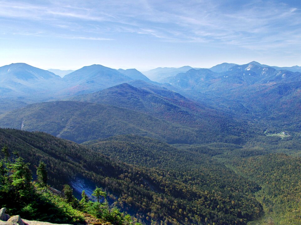 Rocks summits foliage