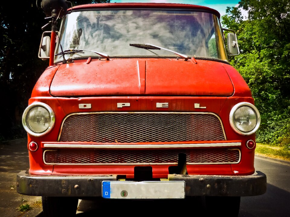 Opel blitz fire nostalgia