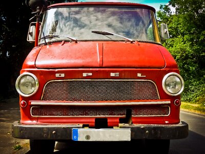 Opel blitz fire nostalgia