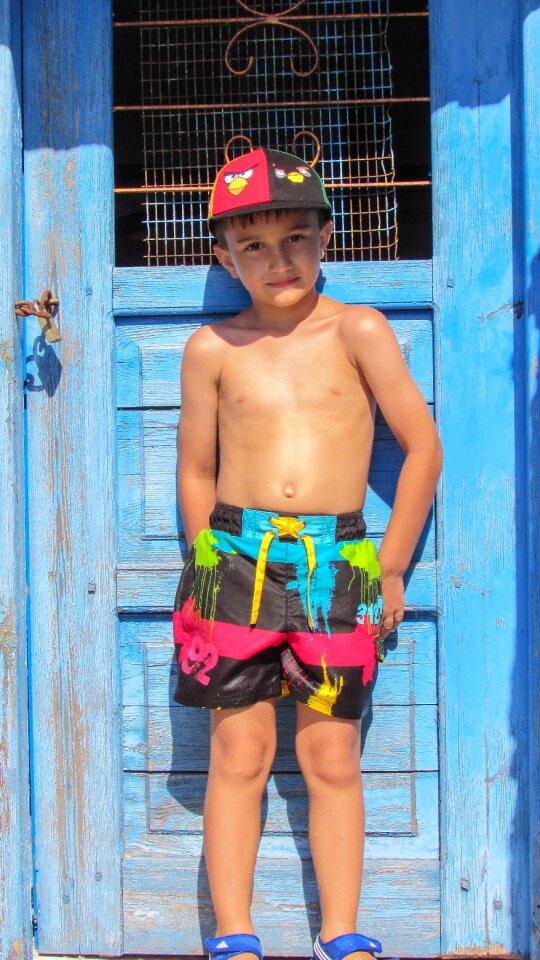 Door blue colors