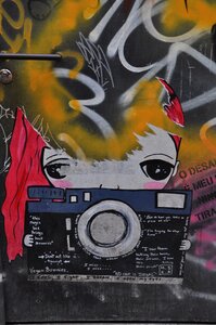 Art graffiti mural