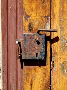 Old wood entrance