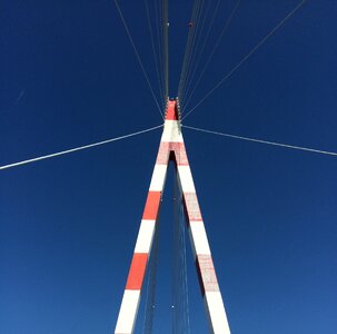 Structure red blue sky photo