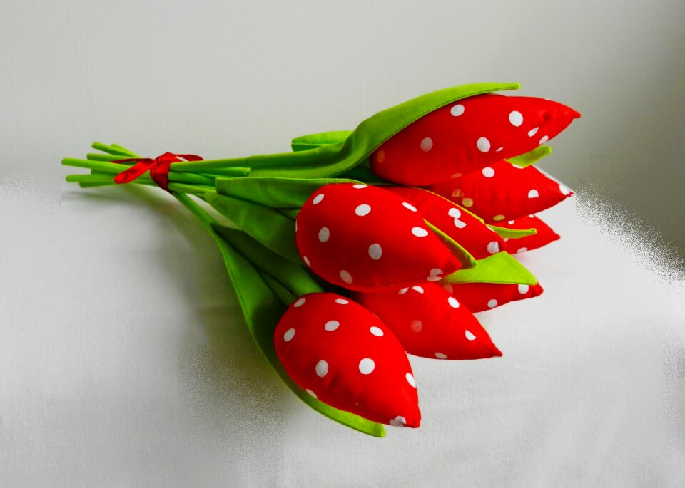 Posy flowers composition