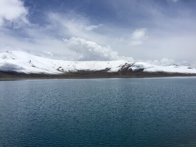 Tibet the scenery yanghu photo