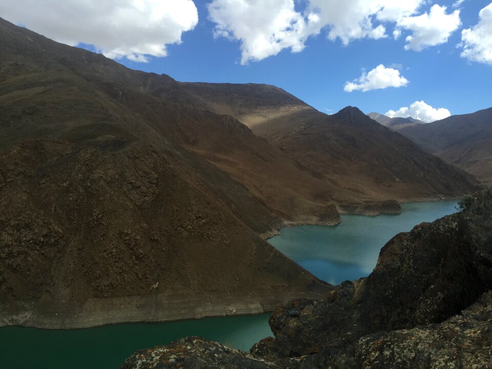Tibet the scenery snow mountain