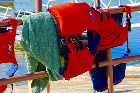 Life preserver towel adventure