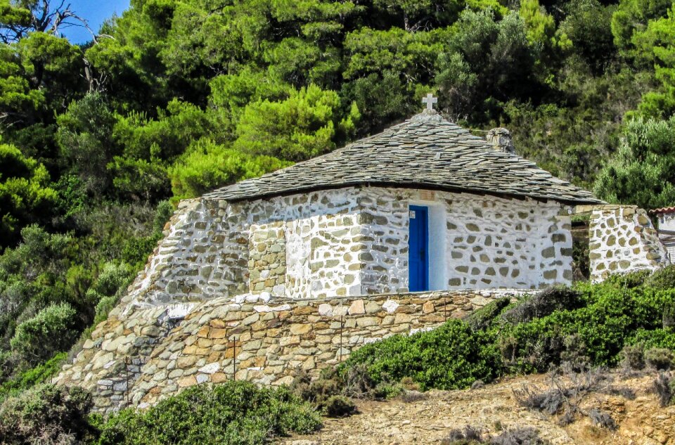 Church ayios floros aegean