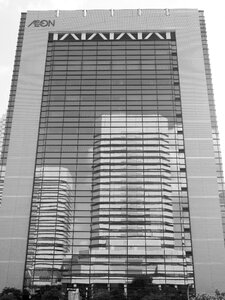 Bill building reflection